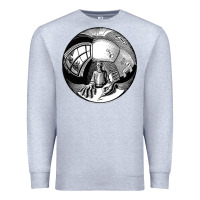 Heather Grey M.C. Escher Spherical Self Portrait Premium Sweatshirt - longCreatives
