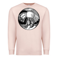 Pale Pink M.C. Escher Spherical Self Portrait Premium Sweatshirt - longCreatives