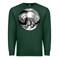 Sports Green M.C. Escher Spherical Self Portrait Premium Sweatshirt - longCreatives