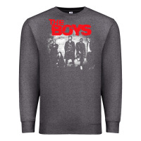 Charcoal Heather The Boys Graffiti Group Photo Premium Sweatshirt - longCreatives