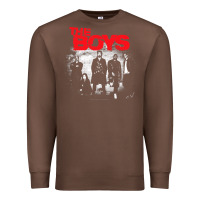 Chestnut The Boys Graffiti Group Photo Premium Sweatshirt - longCreatives