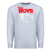 Heather Grey The Boys Graffiti Group Photo Premium Sweatshirt - longCreatives