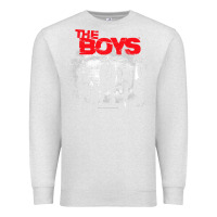 Oatmeal Heather The Boys Graffiti Group Photo Premium Sweatshirt - longCreatives