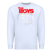 White The Boys Graffiti Group Photo Premium Sweatshirt - longCreatives
