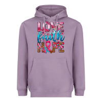 Lavender love faith hope with cancer ribbon  ado Heavyweight Hoodie - AdoDesignShop