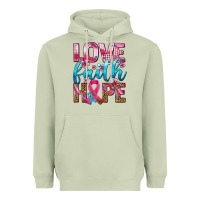 Matcha love faith hope with cancer ribbon  ado Heavyweight Hoodie - AdoDesignShop