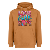 Meerkat love faith hope with cancer ribbon  ado Heavyweight Hoodie - AdoDesignShop