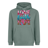 Sage love faith hope with cancer ribbon  ado Heavyweight Hoodie - AdoDesignShop