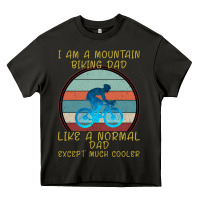 Asphalt I Am A Mountain Biking Dad Heavy Core Tee - Bettercallsaul
