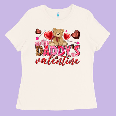 Daddy's Valentine Ladies Tee Designed By Howdyjamesfarm