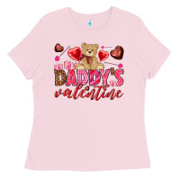Bubblegum Pink Daddy's Valentine Ladies Tee - HowdyJamesFarm