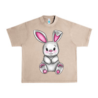 French Oak Cute bunny Easter Urban Heavy Tee - CowGirlArtShop