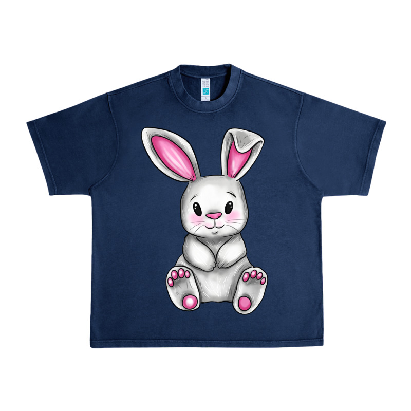 Cute Bunny Easter Urban Heavy Tee by CowGirlArtShop | Teevron