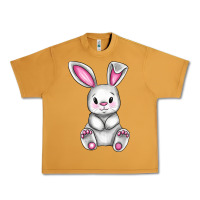 Peanut Butter Cute bunny Easter Urban Heavy Tee - CowGirlArtShop