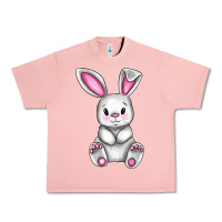 Salmon Cute bunny Easter Urban Heavy Tee - CowGirlArtShop