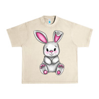 Sandshell Cute bunny Easter Urban Heavy Tee - CowGirlArtShop