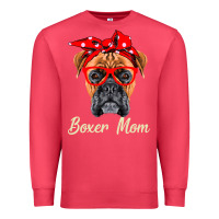 Cardinal Boxer Mom Dogs  Mothers Day Dog Lovers Gifts For Women Premium Sweatshirt - longCreatives