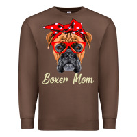 Chestnut Boxer Mom Dogs  Mothers Day Dog Lovers Gifts For Women Premium Sweatshirt - longCreatives