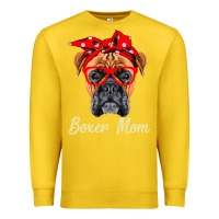 Lemon Boxer Mom Dogs  Mothers Day Dog Lovers Gifts For Women Premium Sweatshirt - longCreatives