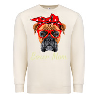 Sandshell Boxer Mom Dogs  Mothers Day Dog Lovers Gifts For Women Premium Sweatshirt - longCreatives