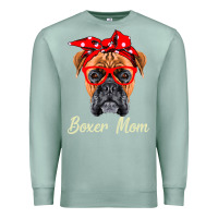 Seafoam Boxer Mom Dogs  Mothers Day Dog Lovers Gifts For Women Premium Sweatshirt - longCreatives