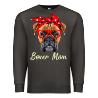 Smoke Boxer Mom Dogs  Mothers Day Dog Lovers Gifts For Women Premium Sweatshirt - longCreatives