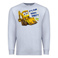 Heather Grey Kids The Stinky and Dirty Show  It's Fun Being Dirty Premium Sweatshirt - longCreatives
