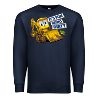 Navy Kids The Stinky and Dirty Show  It's Fun Being Dirty Premium Sweatshirt - longCreatives
