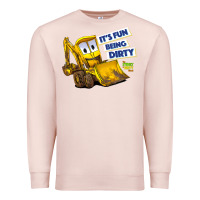 Pale Pink Kids The Stinky and Dirty Show  It's Fun Being Dirty Premium Sweatshirt - longCreatives