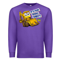 Purple Kids The Stinky and Dirty Show  It's Fun Being Dirty Premium Sweatshirt - longCreatives
