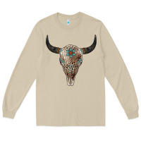 Mushroom Leopard Bull Skull Long Sleeve Tee - Jasminsmagicworld