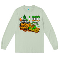 Matcha I dig you St. Patrick's Long Sleeve Tee - OliviaCreatesArt