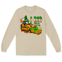 Mushroom I dig you St. Patrick's Long Sleeve Tee - OliviaCreatesArt