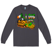 Smoke I dig you St. Patrick's Long Sleeve Tee - OliviaCreatesArt