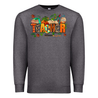 Charcoal Heather fall teacher Premium Sweatshirt - AdoDesignShop