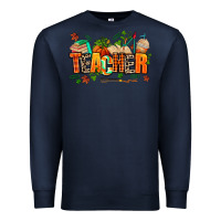 Navy fall teacher Premium Sweatshirt - AdoDesignShop