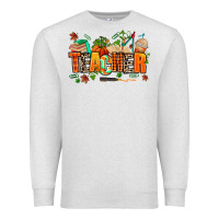 Oatmeal Heather fall teacher Premium Sweatshirt - AdoDesignShop