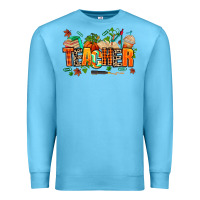 Ocean Blue fall teacher Premium Sweatshirt - AdoDesignShop