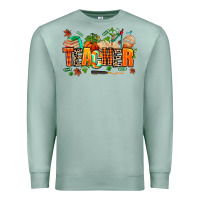 Seafoam fall teacher Premium Sweatshirt - AdoDesignShop