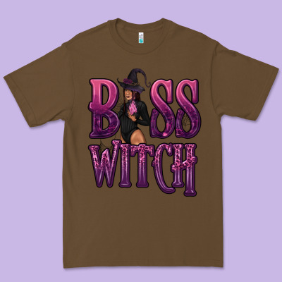Boss Witch Premium Tee Designed By Texasbilliewilder