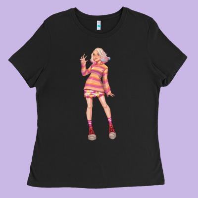 Colorful Girl Ladies Tee Designed By Tumblerdesignbyshophia
