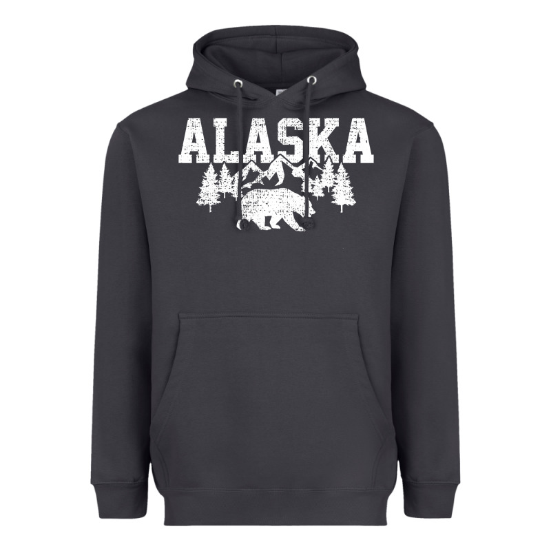 Alaska Mountains Forest Hunting Usa Heavyweight Hoodie by longCreatives | Teevron