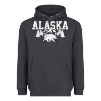 Smoke Alaska Mountains Forest Hunting Usa Heavyweight Hoodie - longCreatives