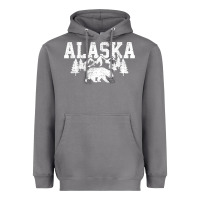 Storm Alaska Mountains Forest Hunting Usa Heavyweight Hoodie - longCreatives