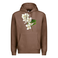 Chestnut Mock Oranges Illustrations Premium Hoodie - LillyAllenDesigns
