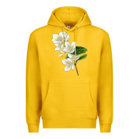 Lemon Mock Oranges Illustrations Premium Hoodie - LillyAllenDesigns