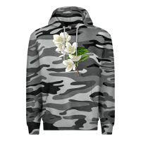Slate Camo Mock Oranges Illustrations Premium Hoodie - LillyAllenDesigns
