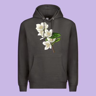 Mock Oranges Illustrations Premium Hoodie Designed By Lillyallendesigns