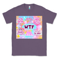 Lavender sarcastic wtf Classic Tee - TumblerDesignByShophia