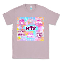 Lilac sarcastic wtf Classic Tee - TumblerDesignByShophia